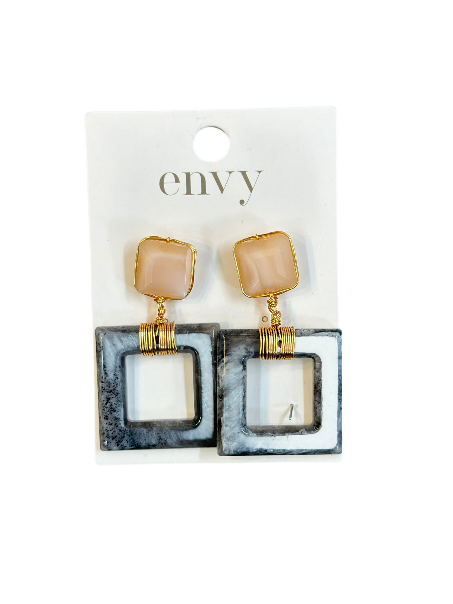 Envy Square Earrings-