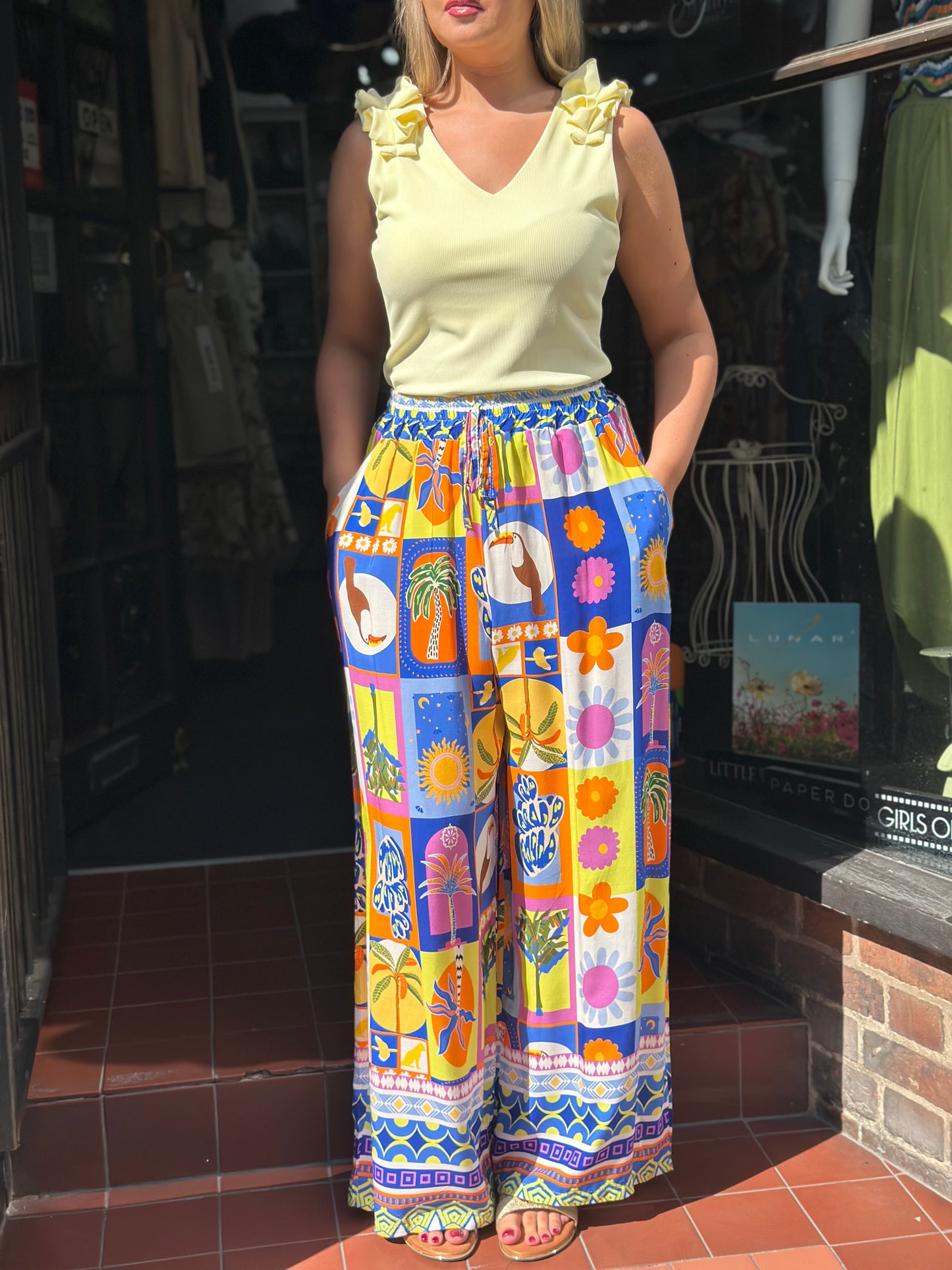 TAMMY- PRINTED TROUSER