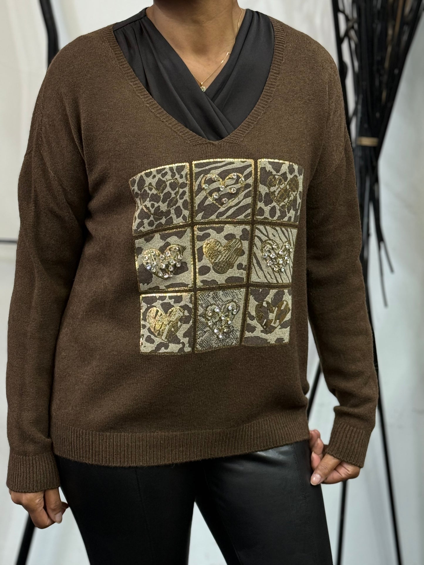 ROSIE-SEQIUN HEART ANIMAL JUMPER