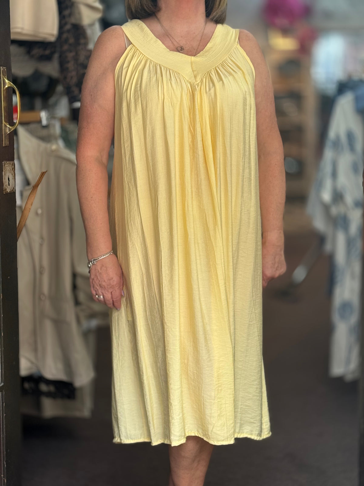 LILY- V NECK DRESS -Fits 12-20 -#Holiday365