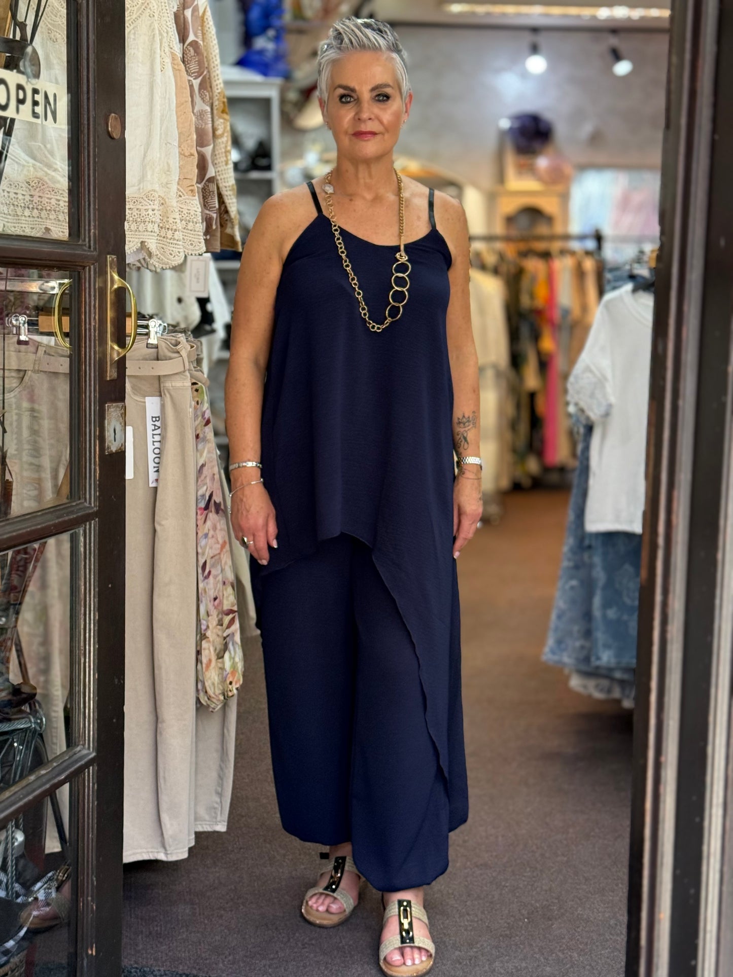 TAYLOR- ASSYMETRIC STRAPPY SET