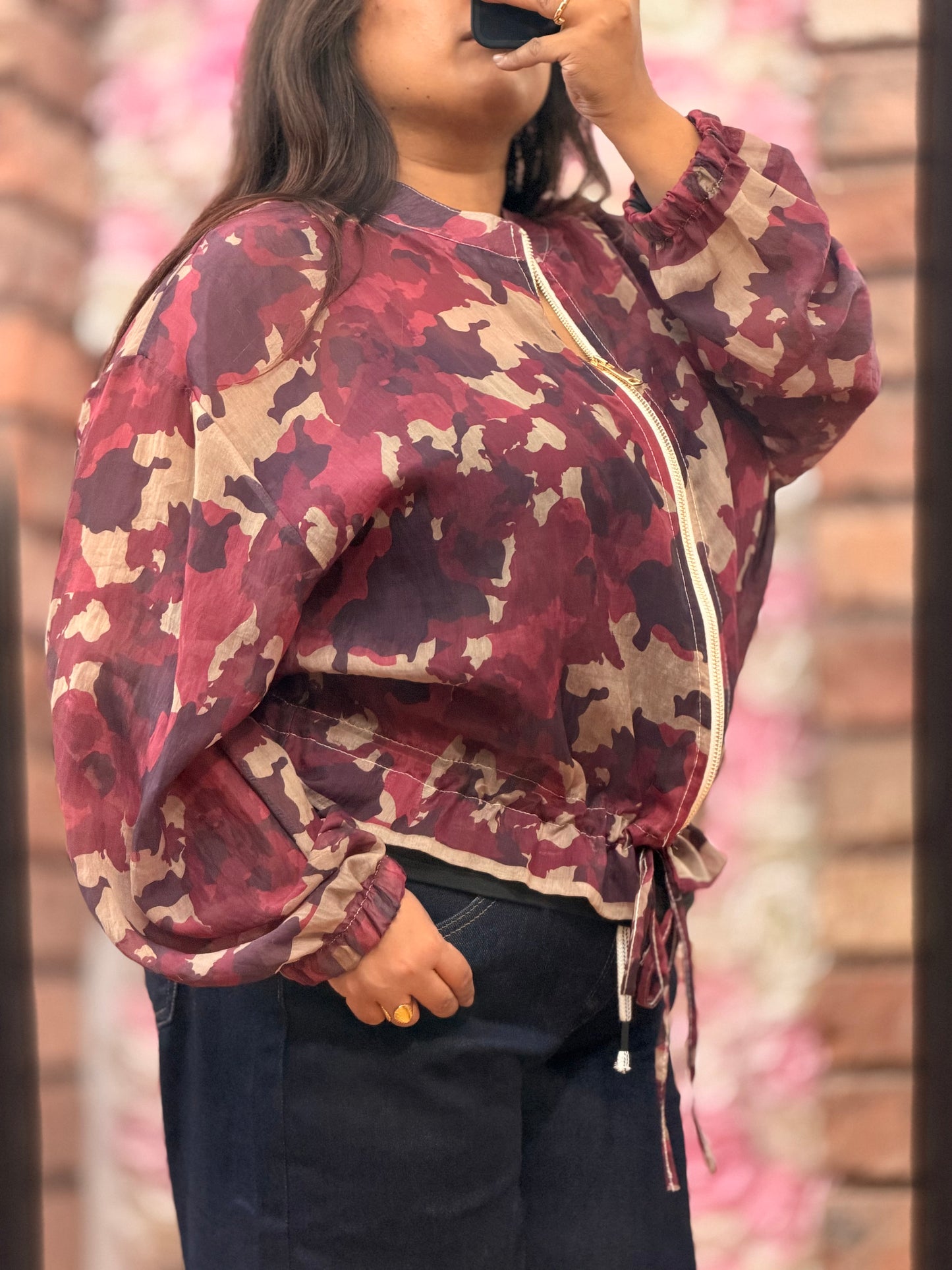BARI-AVERY BLOUSON CAMO JACKET