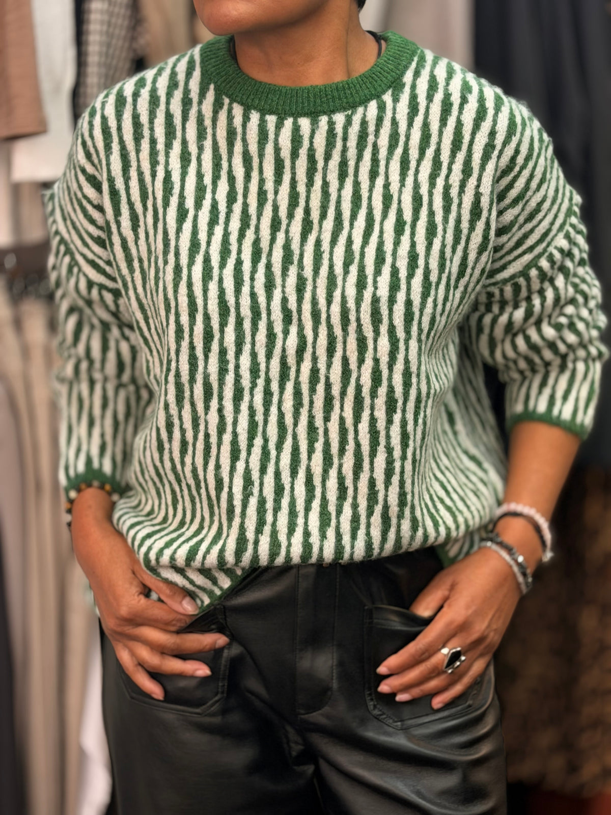 BYOUNG-OJULA STRIPE JUMPER