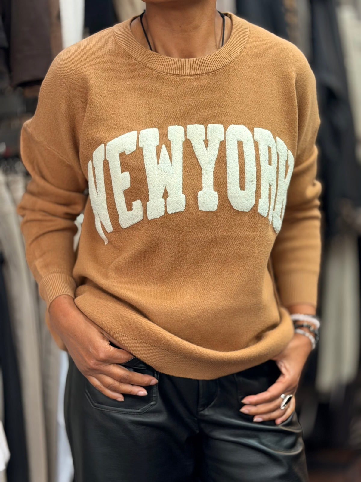 NYC-*PREMIUM NEW YORK EMB JUMPER-24hrAuto10%off