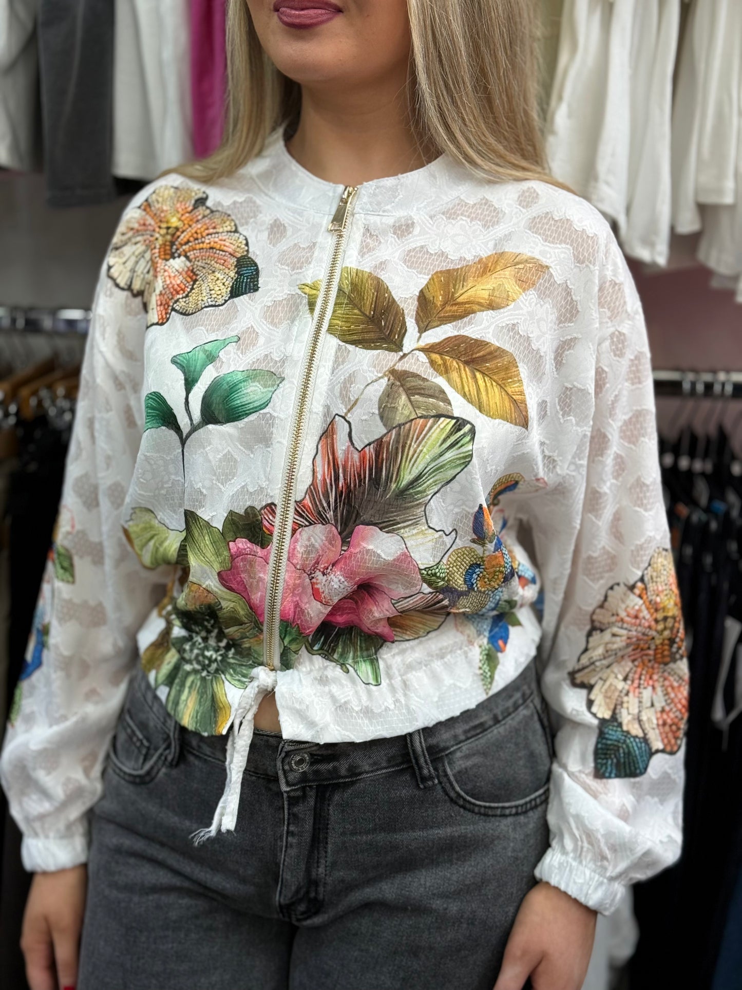 TANIA-DEVORE PRINTED JACKET