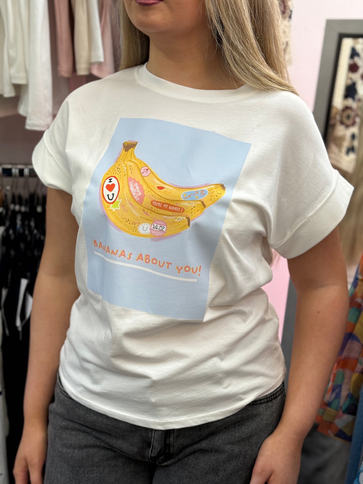 KIZZY-FRUITY SLOGAN TEE