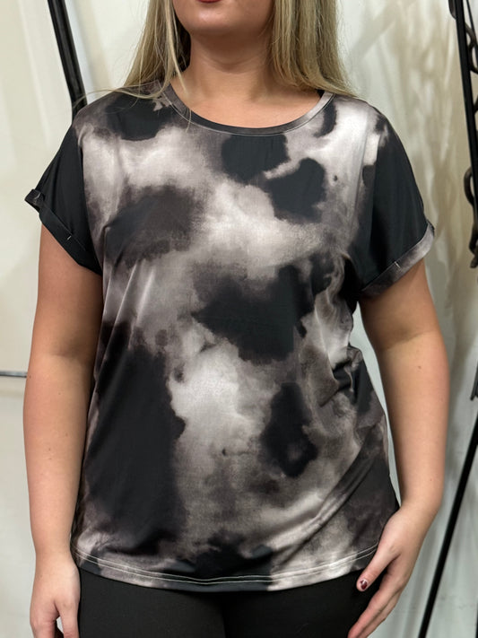 FRANSA- SEEN SILKY  TIEDYE PRINT