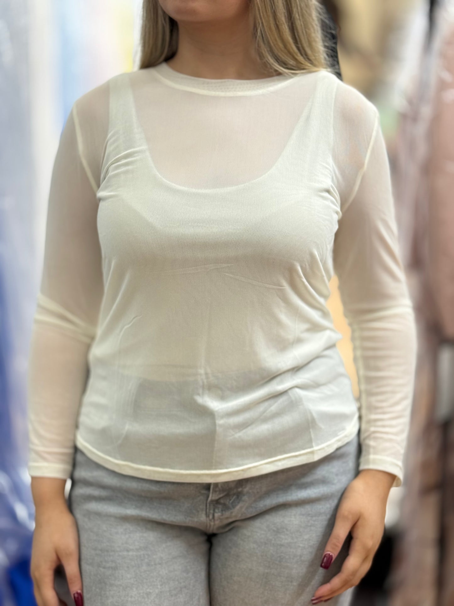 DEMI MWBASIC -MESH TOP-PLAIN