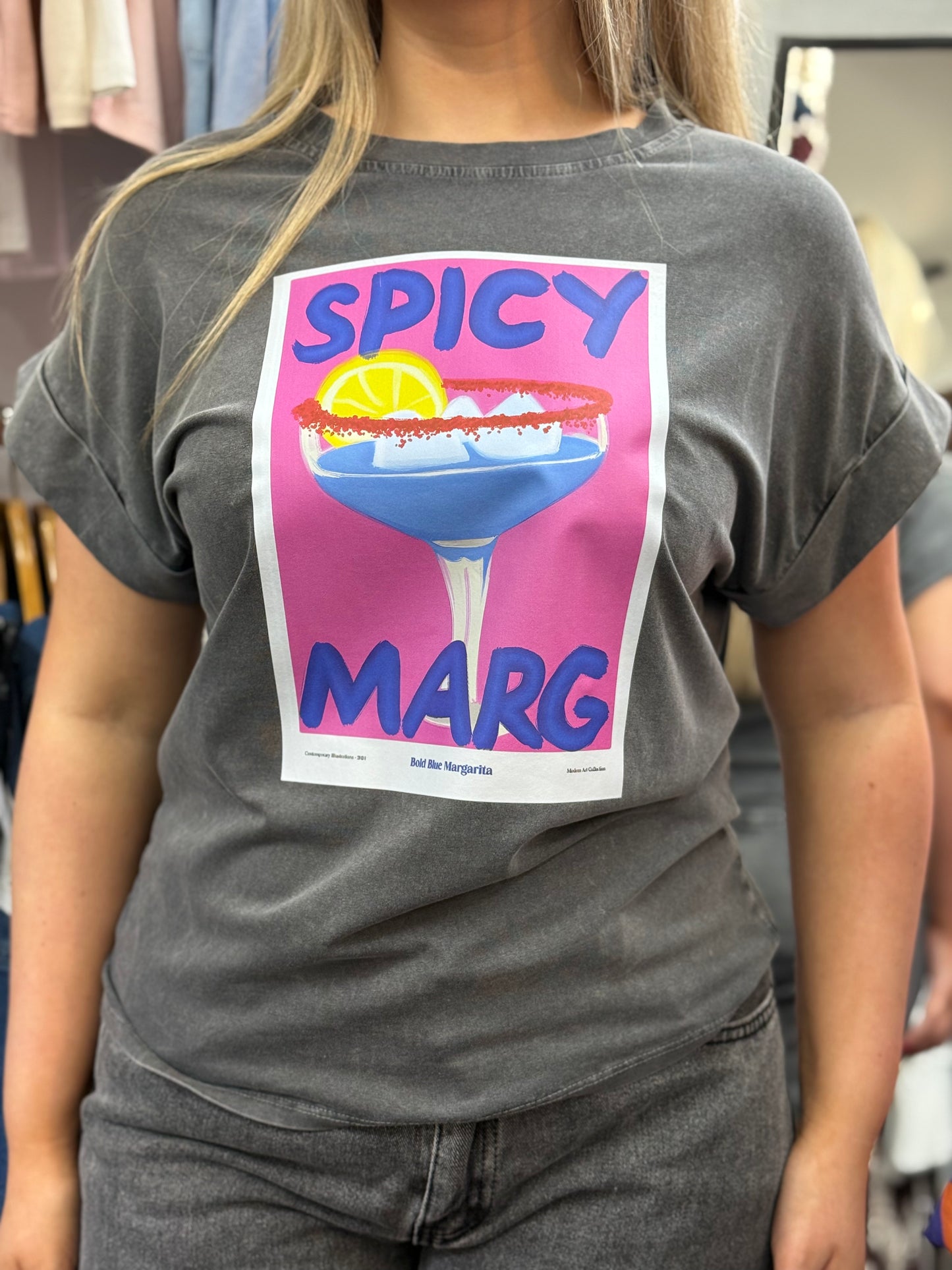 KIZZY-COCKTAIL SLOGAN TEE