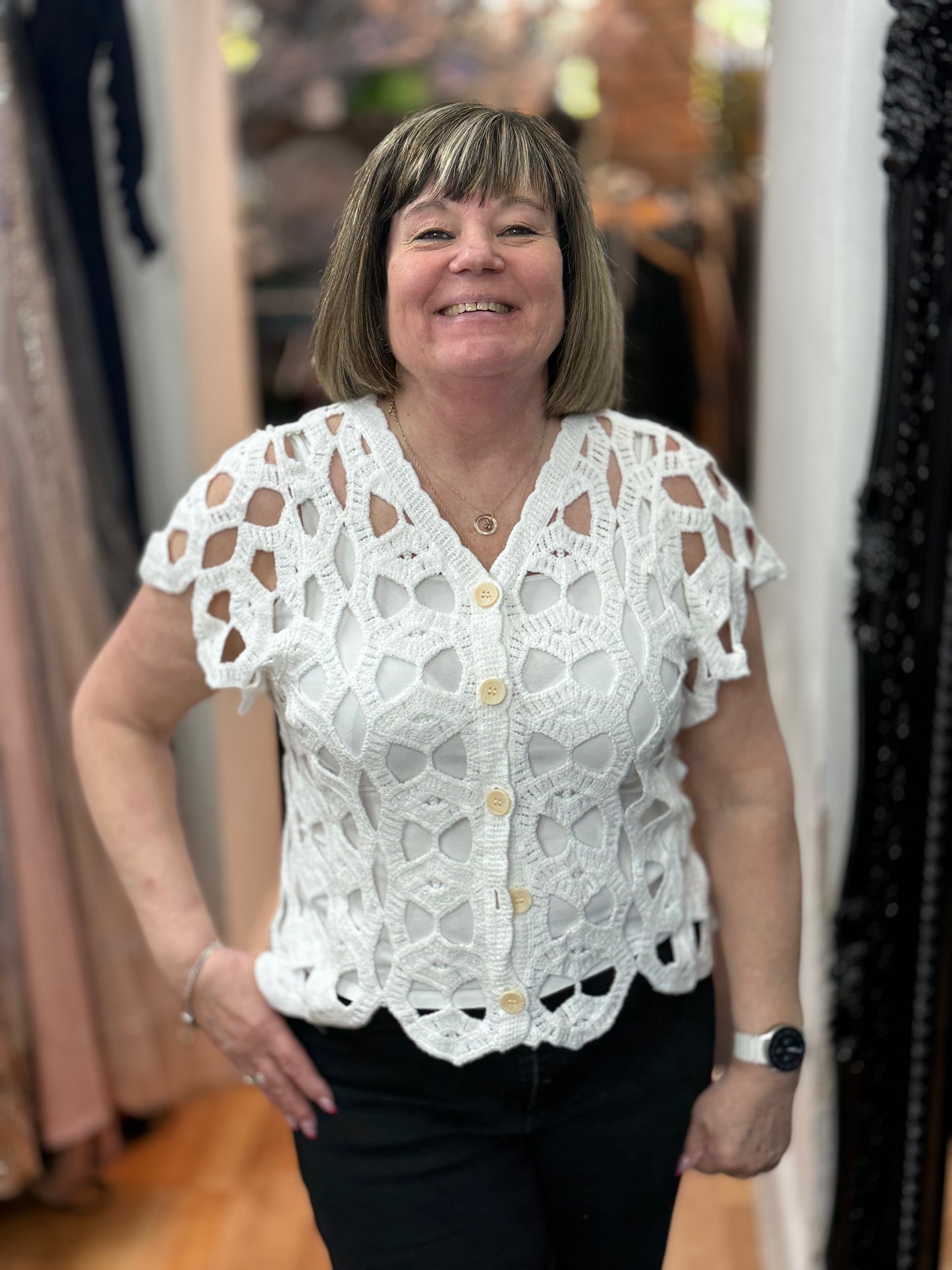 ROMA- BONNIE CROCHET CARDI- ⭐️MWBspecial