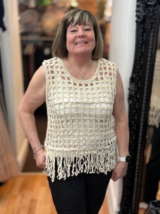 ROMA- EMILIA CROCHET TOP-⭐️MWBspecial