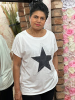 Load image into Gallery viewer, STUD STAR/ HEART TEE
