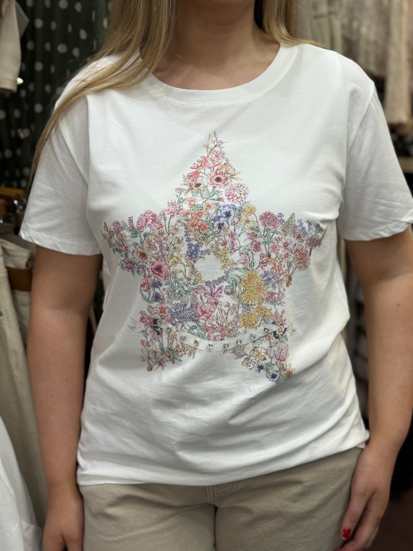 OSAKA-FLORAL STAR TEE #SunshineSALE