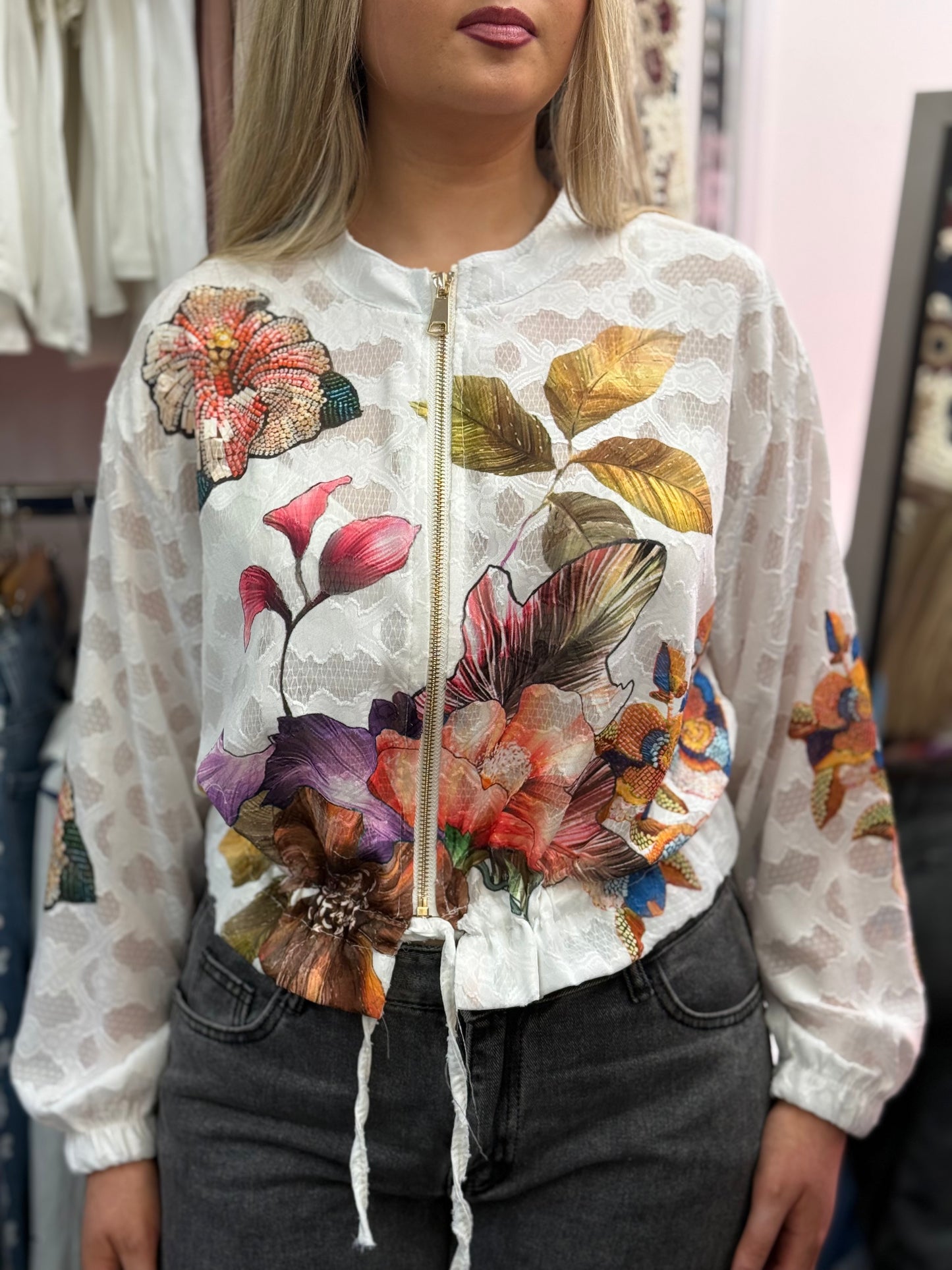 TANIA-DEVORE PRINTED JACKET