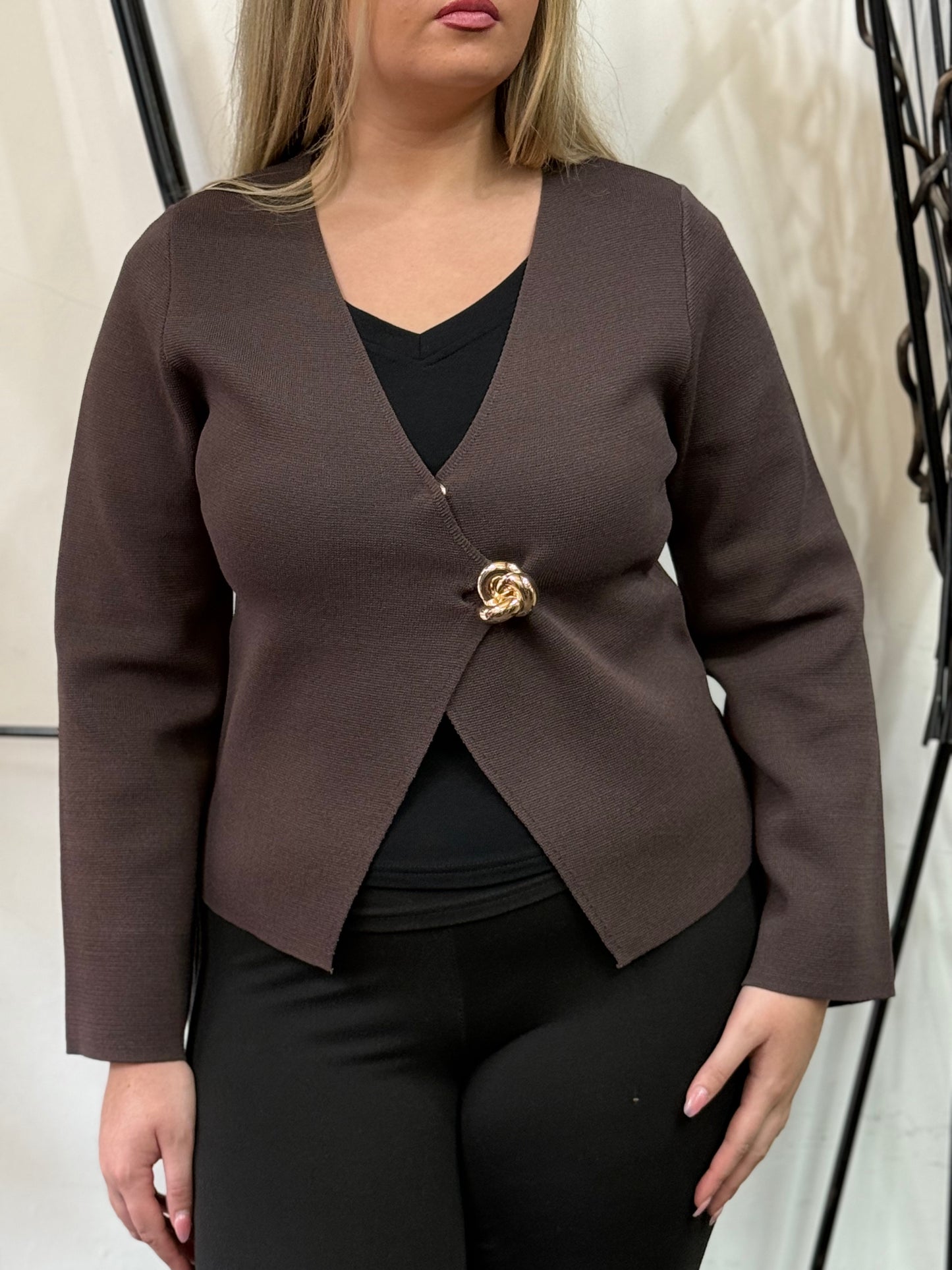 VIGO COLLECTION PREMIUM ONE BUTTON CARDI