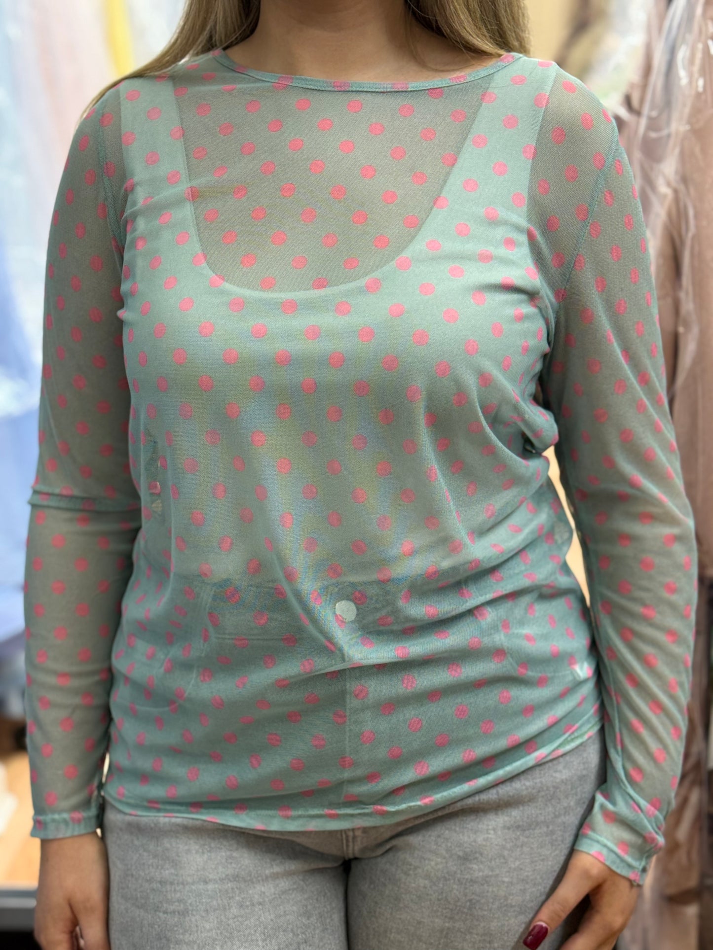 DEMI- PRINTED MESH TOP