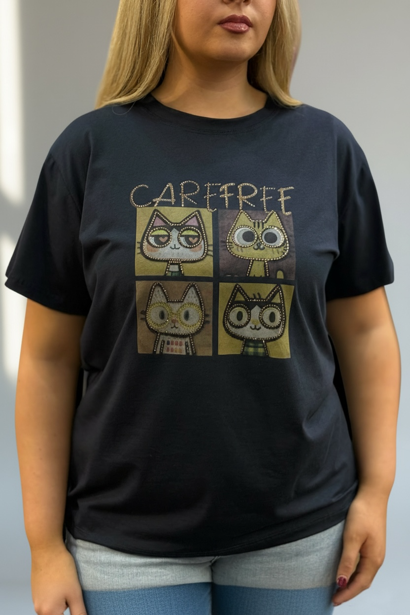 CASSIE- CAT TEE
