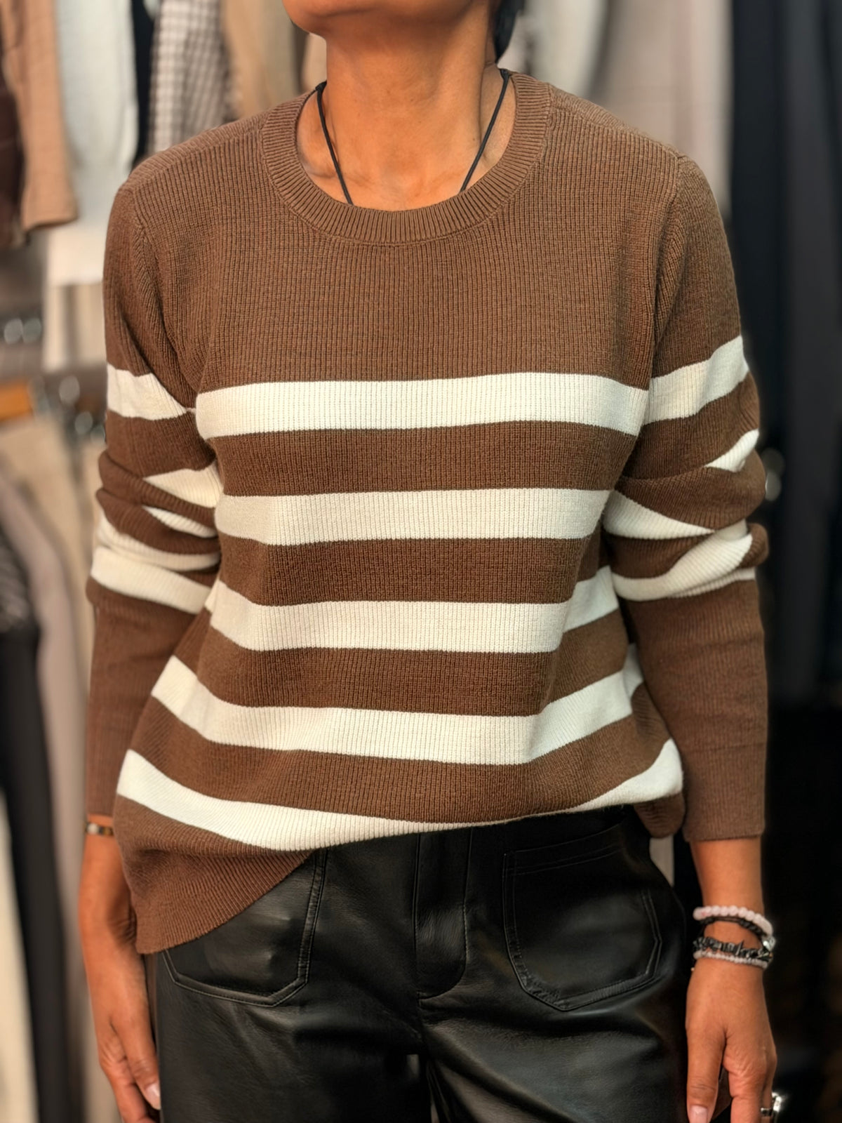 FRANSA- MARIA STRIPE JUMPER