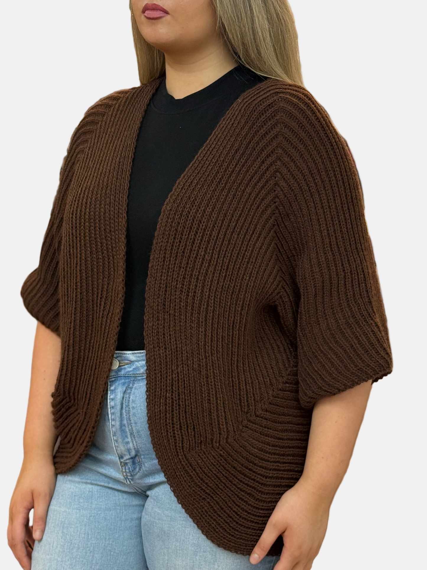 AVIS- KNITTED SHRUG CARDI -#BlackFridaySale -