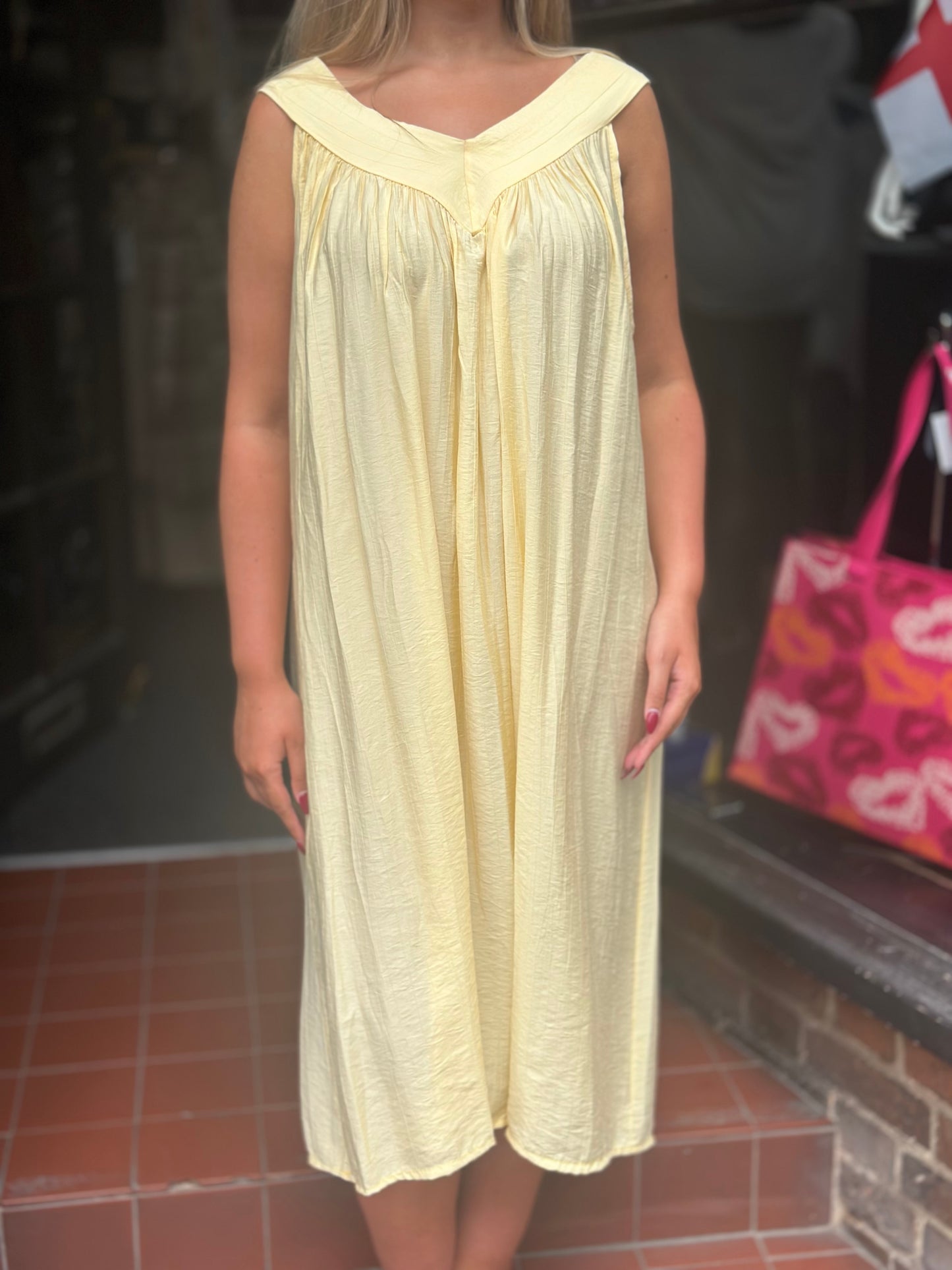 LILY- V NECK DRESS