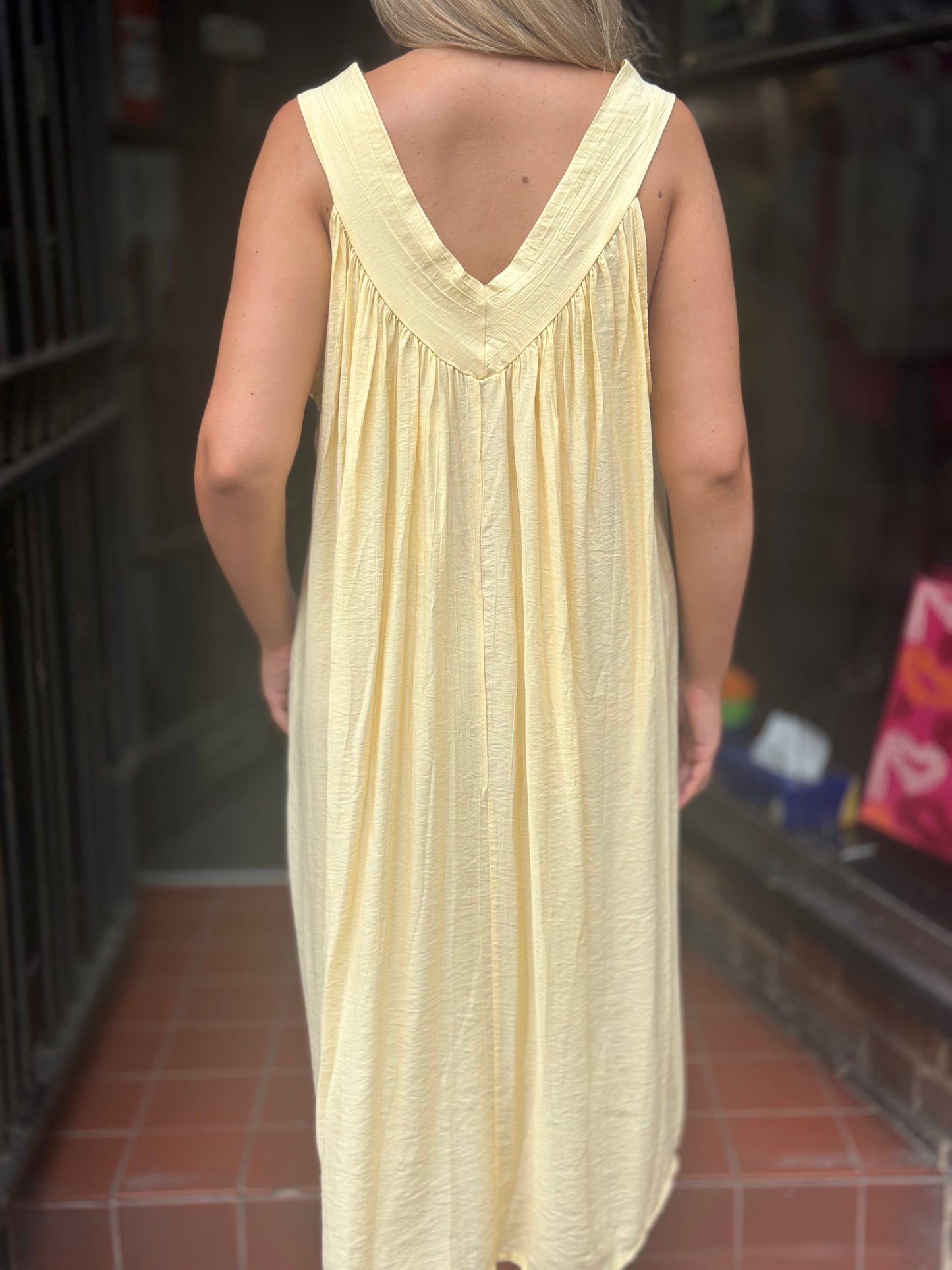 LILY- V NECK DRESS