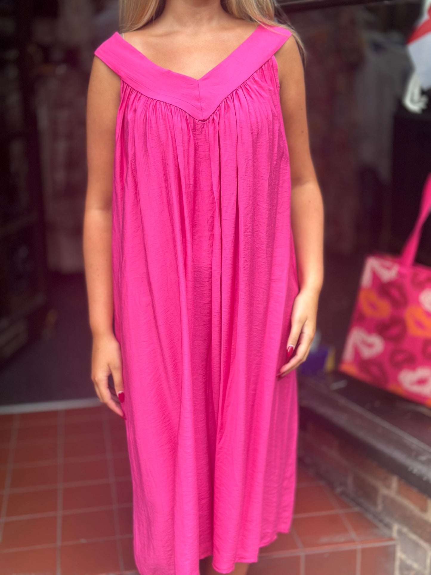 LILY- V NECK DRESS