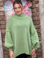 Load image into Gallery viewer, TURTLE NK SUPER SOFT O/S KNIT-

