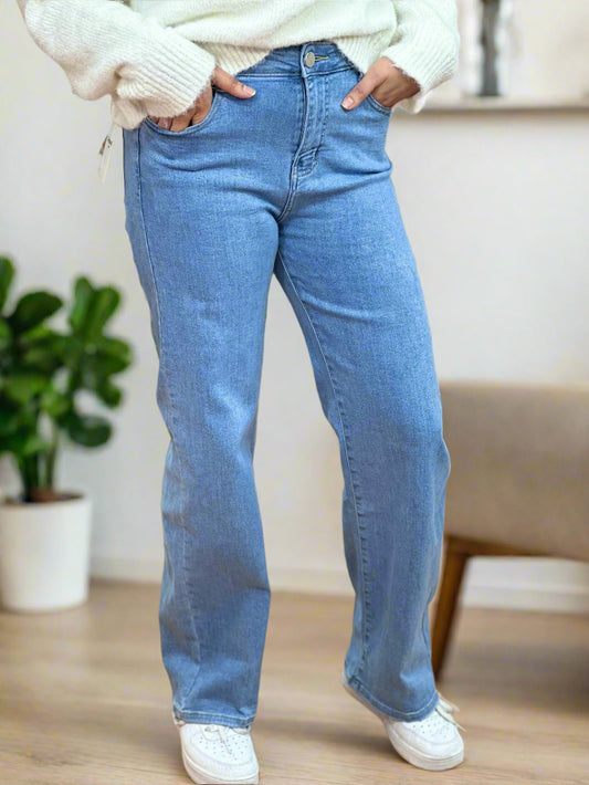 G-SMACK H/W WIDE STRAIGHT JEAN - CURVE
