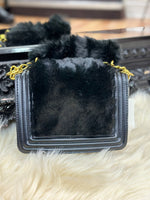 Load image into Gallery viewer, FUR HANDLE FUR FRONT INSPIRED BAG
