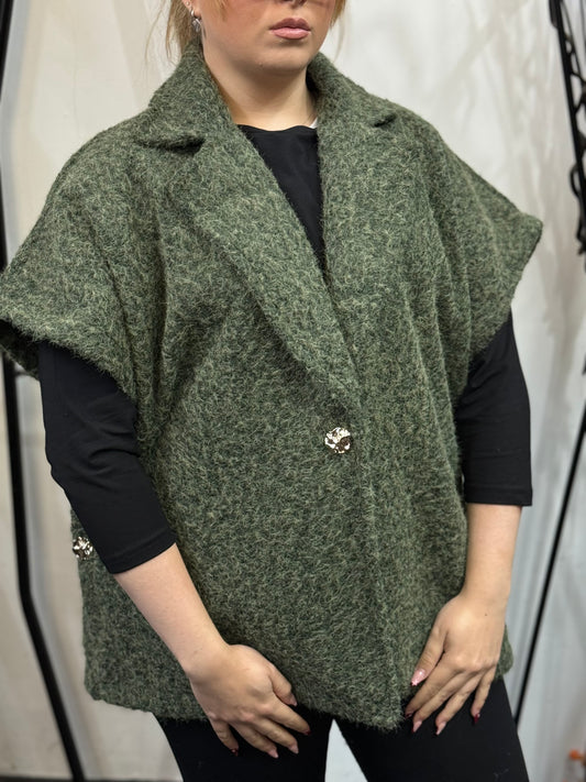 LANEY EYELASH SHRUG JACKET CURVE- #BLACKFRIDAYSALE BF PRICE DROP