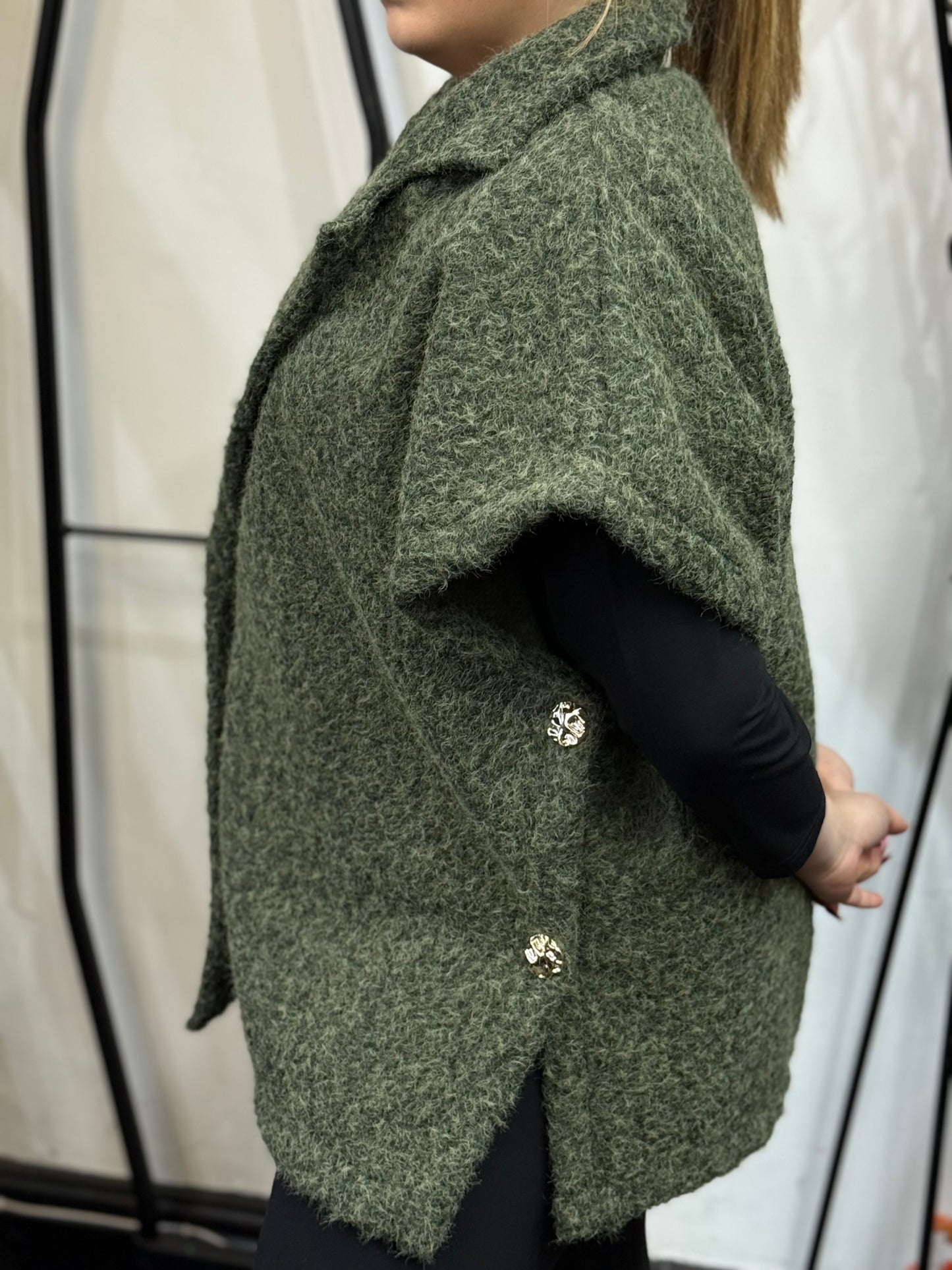 LANEY EYELASH SHRUG JACKET CURVE- #BLACKFRIDAYSALE BF PRICE DROP