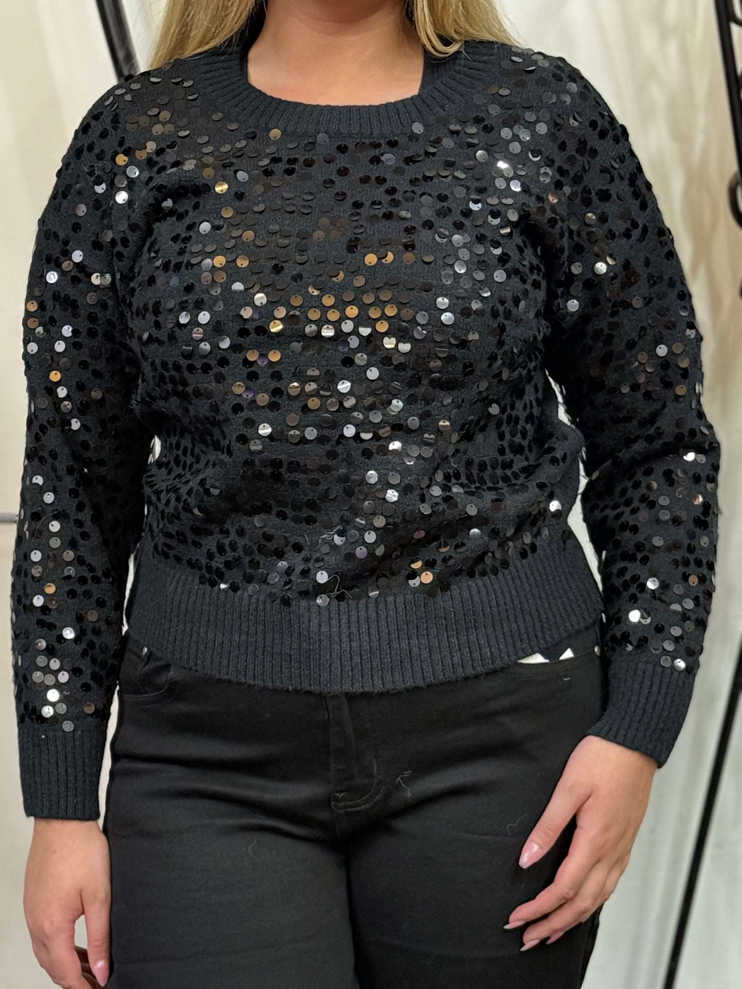 DALA-SEQUIN JUMPER