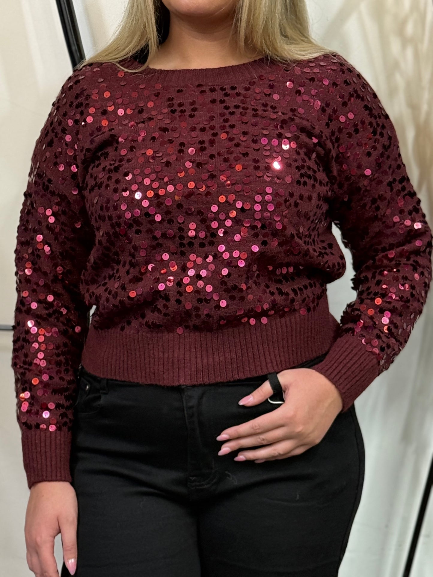 DALA-SEQUIN JUMPER