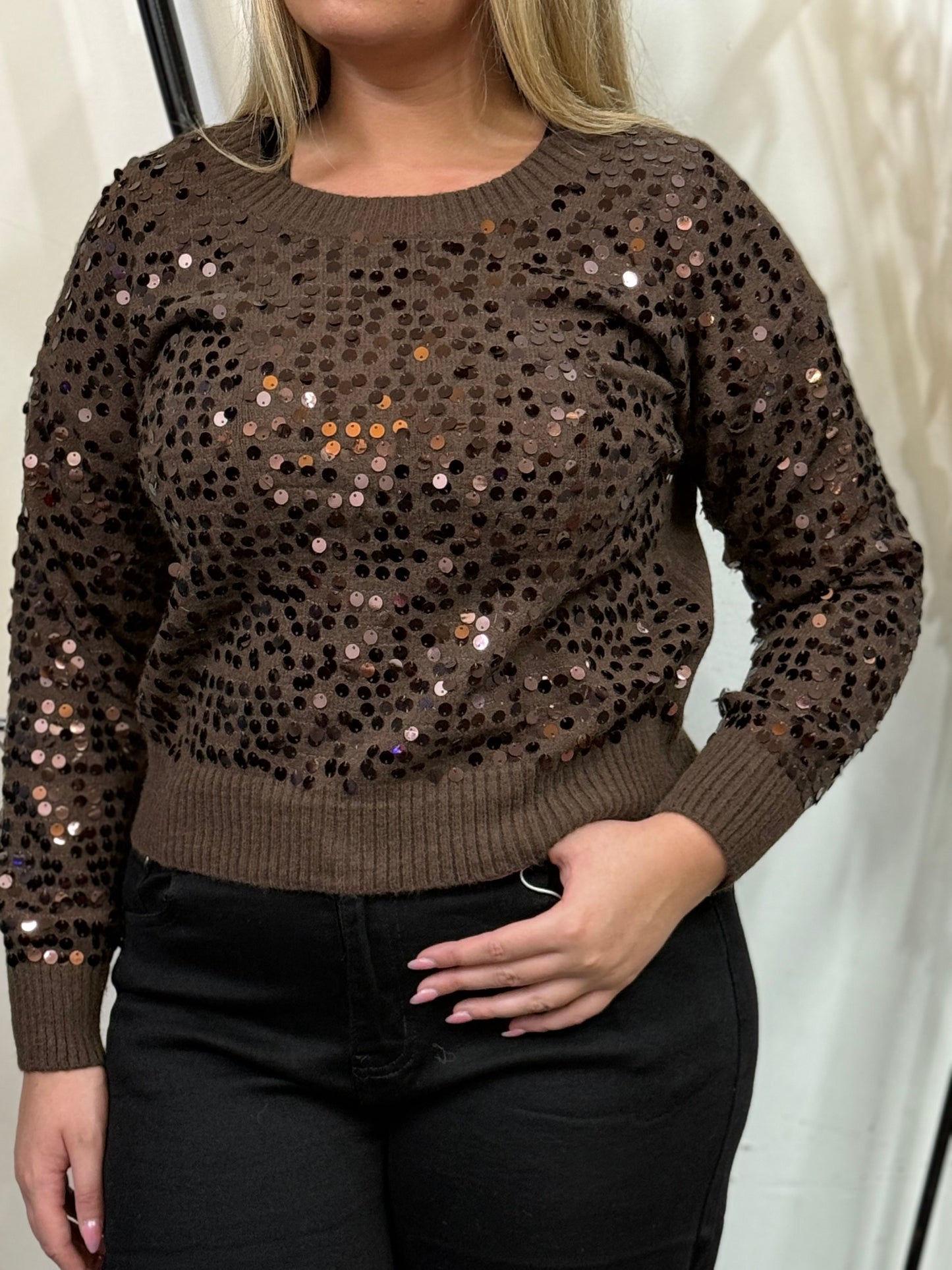 DALA-SEQUIN JUMPER