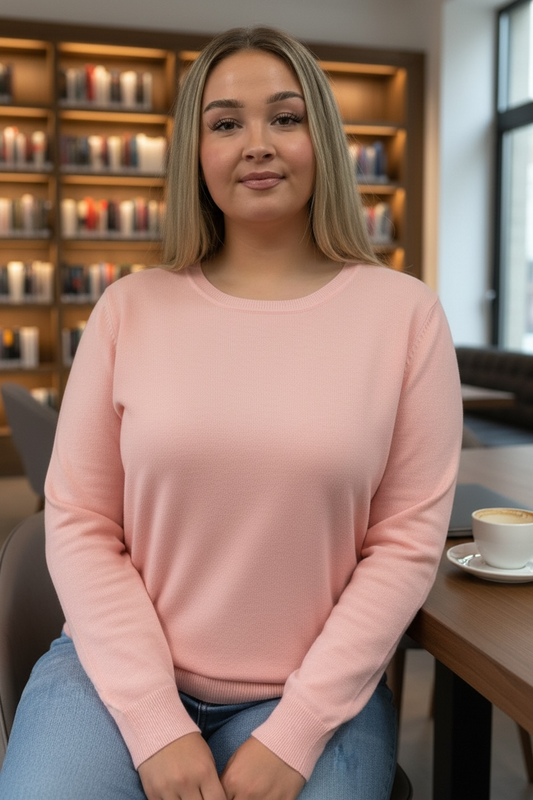 ARIA-MWBASIC R-NECK SOFT KNIT - AUTO10%@CHECKOUT