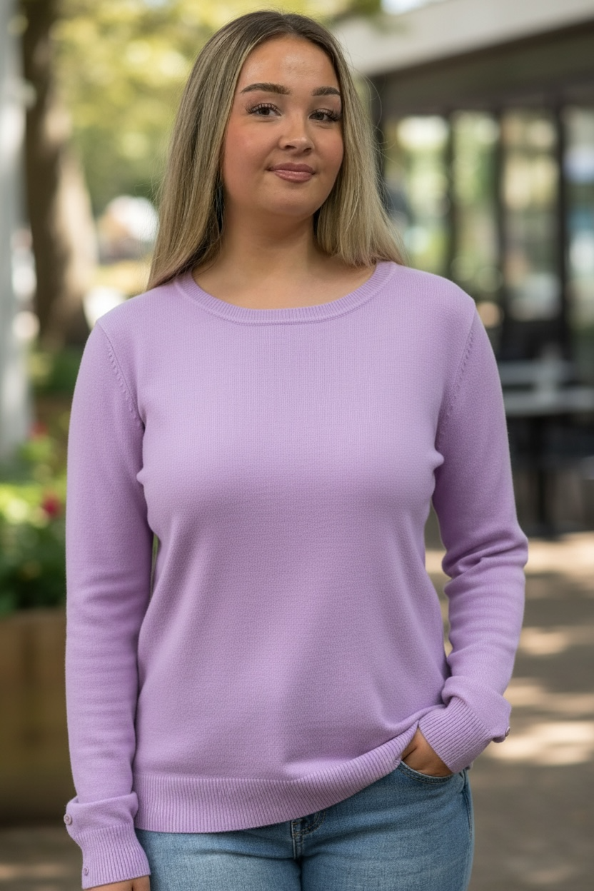 ARIA-MWBASIC R-NECK SOFT KNIT - AUTO10%@CHECKOUT