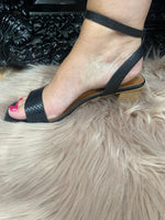 Load image into Gallery viewer, ADELAIDE SANDAL - BLACK -  SALE
