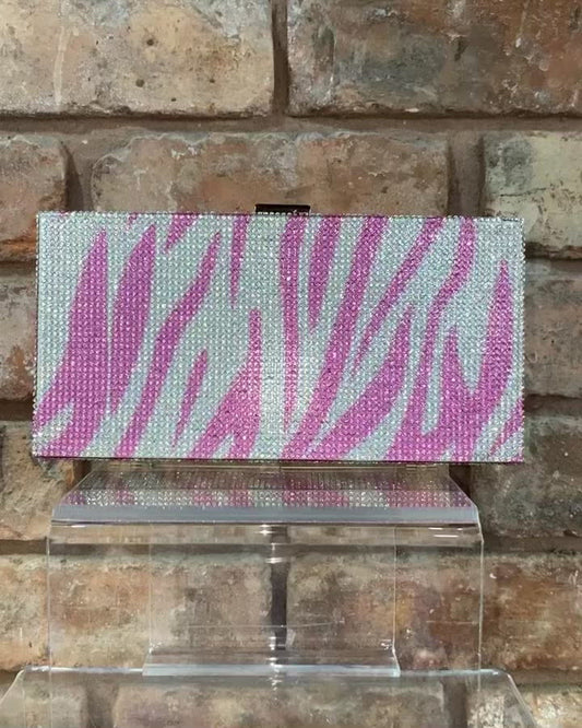 Pink Zebra Print Bag