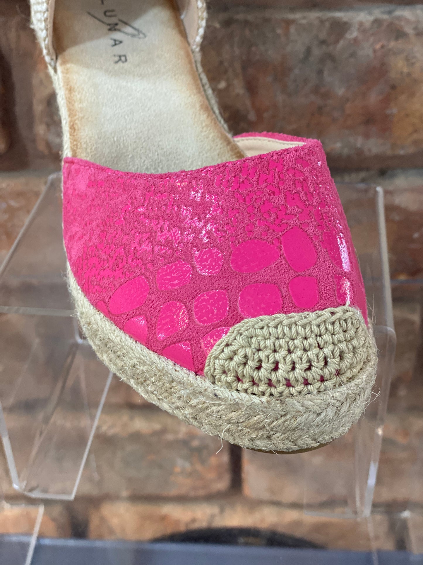 CORBRIDGE lunar wedged heel-PINK -SALE