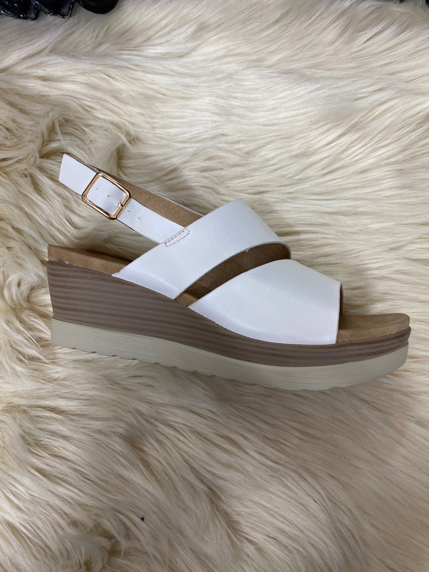 LUNAR MISTY SANDAL- WHITE -SUMMER SALE ☀️