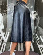 Load image into Gallery viewer, ESONI- BYoung  DRAWSTRING WAIST VEGAN  Leather - Skirt - SALE now
