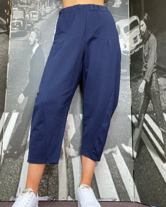 ZOE JERSEY PANTALOON-NAVY