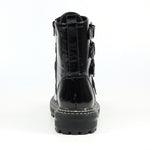 Load image into Gallery viewer, Lunar Panda Patent Ankle Boot- Black - SALE now
