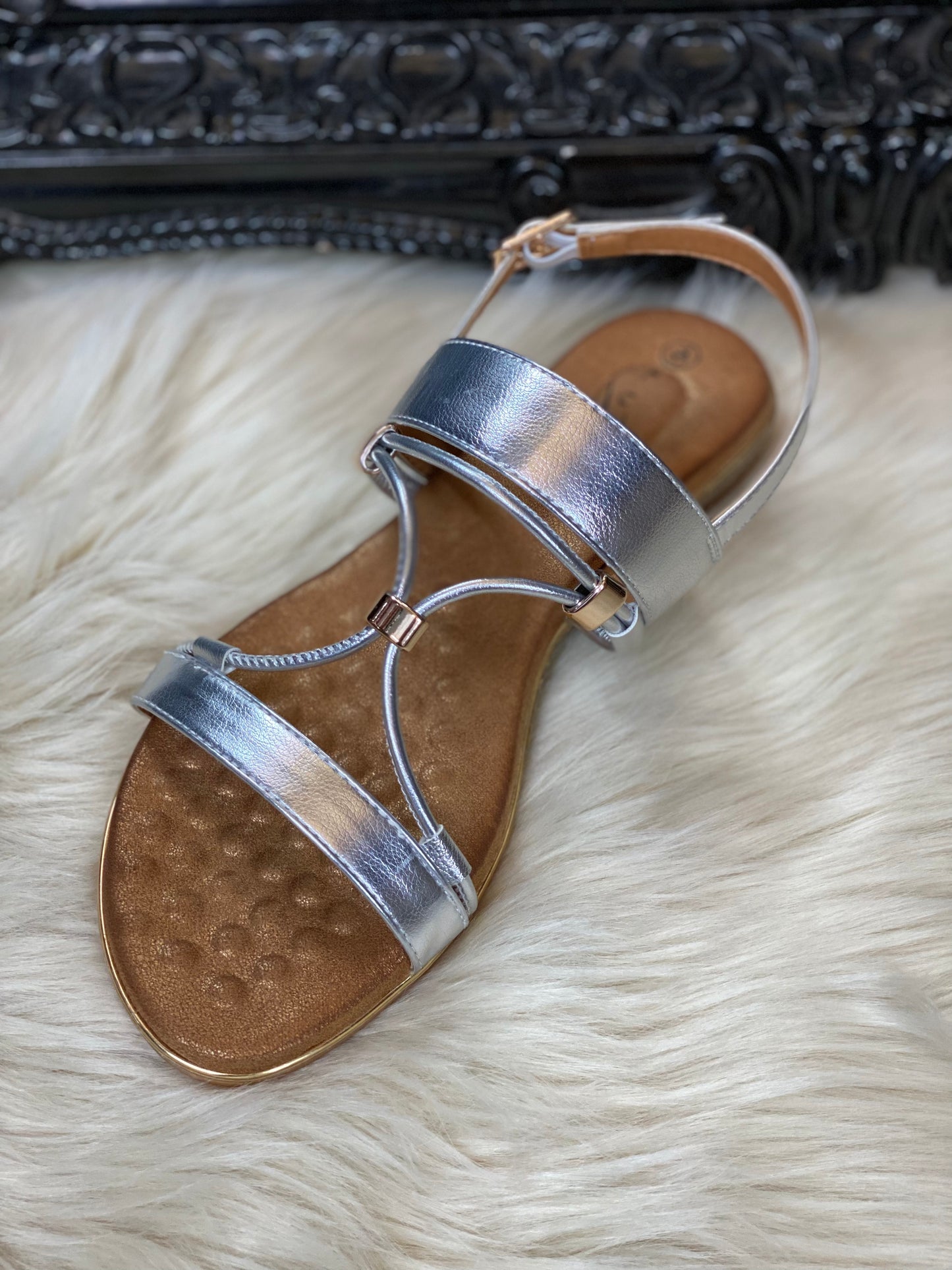 LUNAR DANBY SANDAL-SILVER  SUMMER SALE☀️