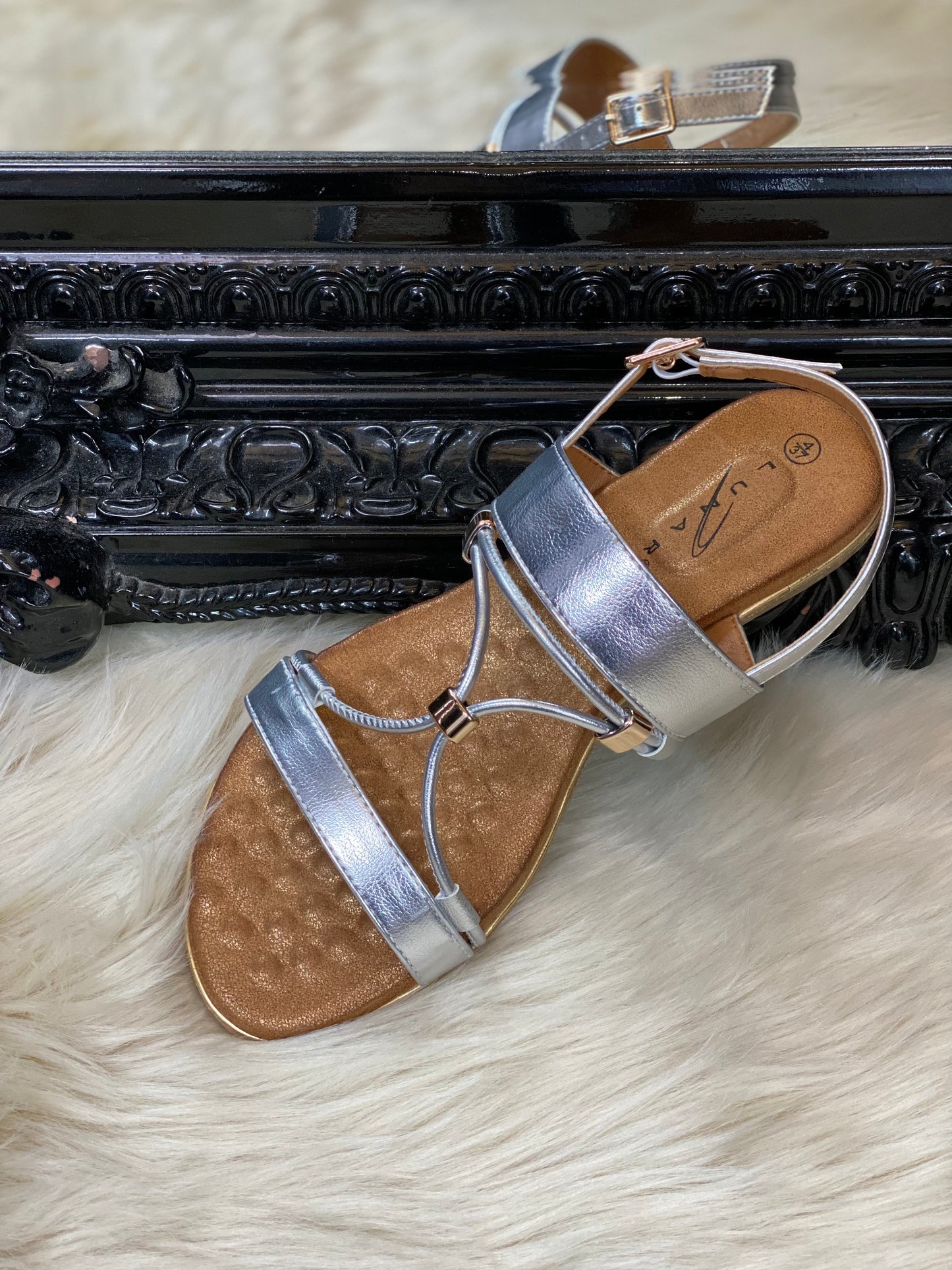 LUNAR DANBY SANDAL-SILVER  SUMMER SALE☀️