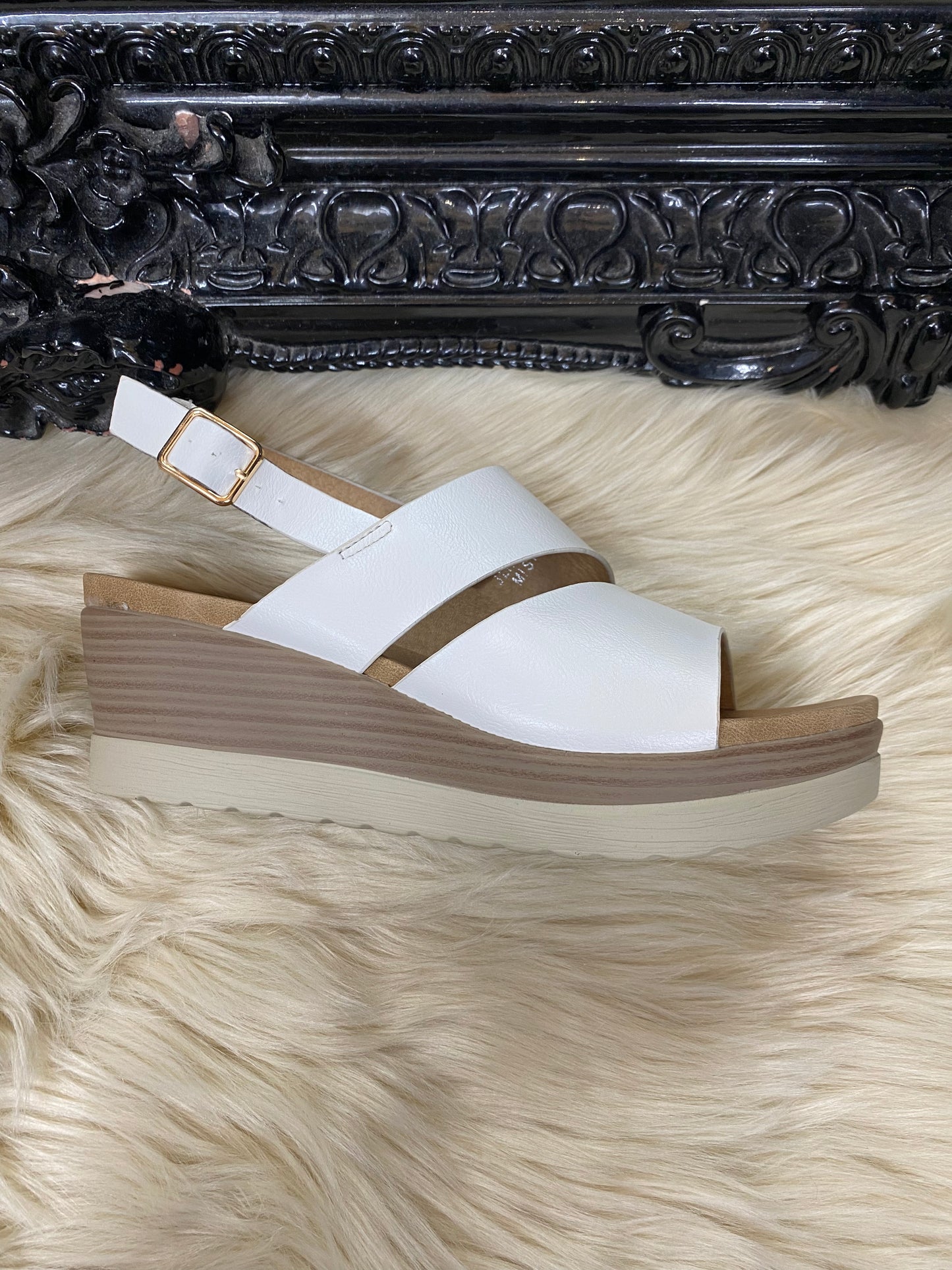 LUNAR MISTY SANDAL- WHITE -SUMMER SALE ☀️