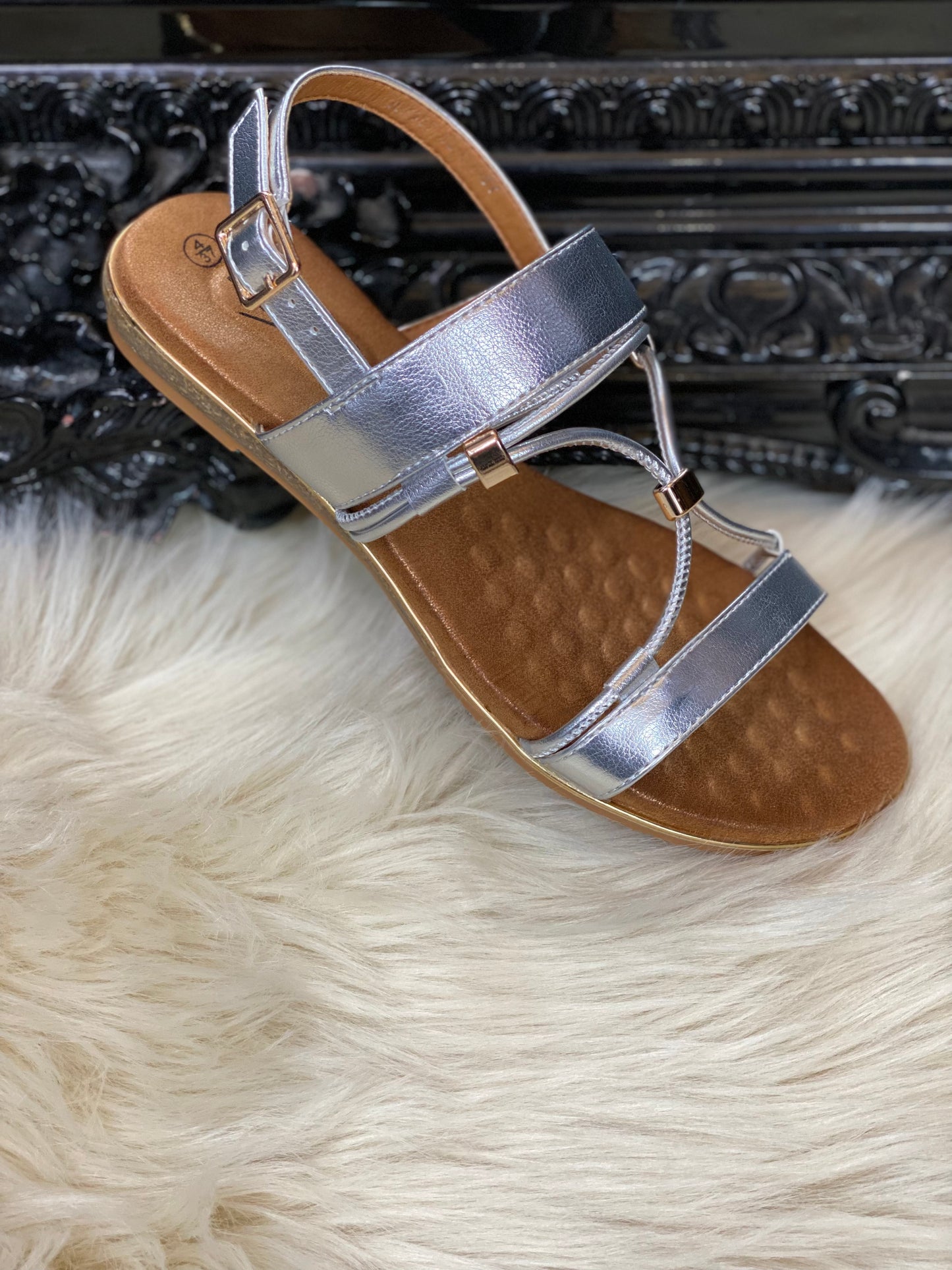 LUNAR DANBY SANDAL-SILVER  SUMMER SALE☀️