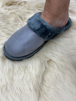 Load image into Gallery viewer, Slipper Glitter Mule - GREY- SALE now
