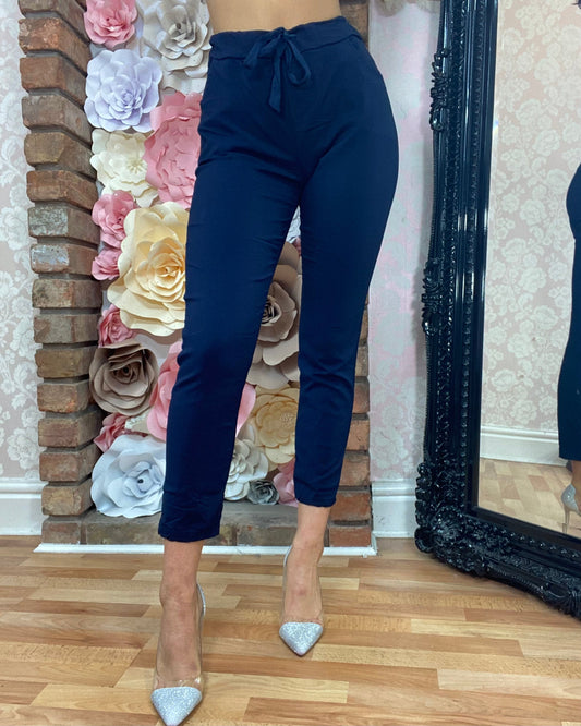 CASSIE Magic Trouser - MWBasics Regular -  Navy