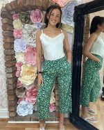 Load image into Gallery viewer, B Young- Joella Crop Print Trousers - SUMMER SALE
